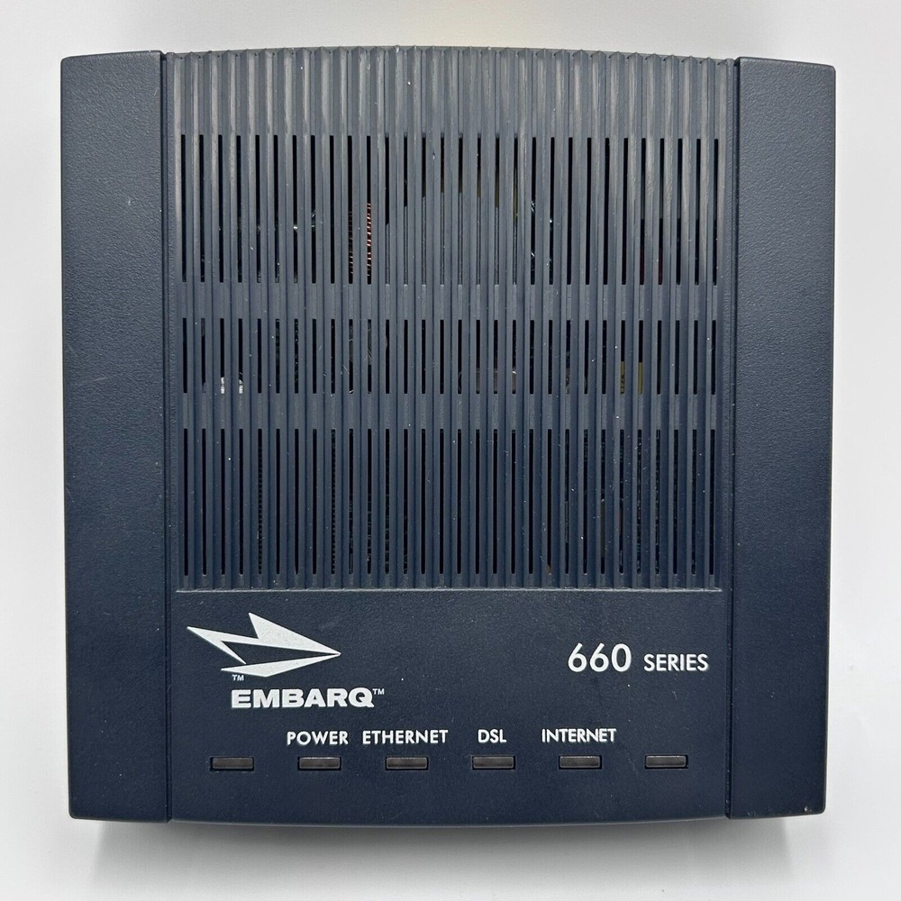 Tested & Works CenturyLink / Embarq 660 Series DSL ADSL Modem No Power Supplies